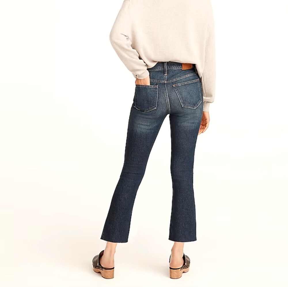 jcrew mid-rise Demi Boot Crop Jeans